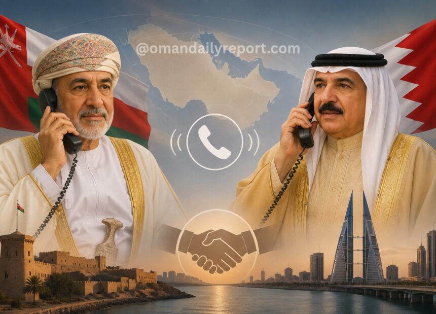 Oman, Bahrain Leaders Discuss Regional Security and Ways to Strengthen Stability Oman, Bahrain Leaders Discuss Regional Security and Ways to Strengthen Stability
