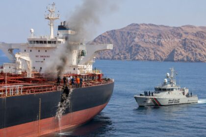 Tanker struck by projectile off Oman coast, crew safe as investigation begins