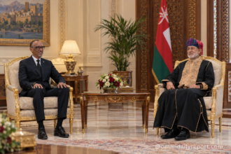 HM Sultan Haitham Welcomes Rwandan President Paul Kagame at Al Hosn Palace in Salalah